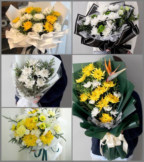 广东湛江市廉江市青平镇金屋地村白事花束代送